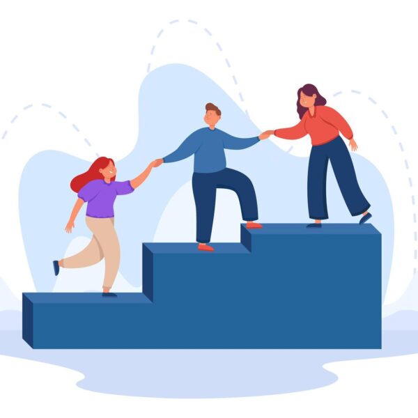 help-support-climbing-employee-from-mentor-leader-hand-team-corporate-people-walking-up-ladder-together-flat-vector-illustration-success-career-growth-leadership-teamwork-concept_74855-21923
